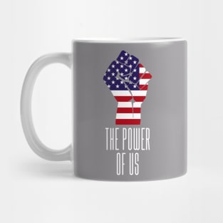 The power of US American flag Mug